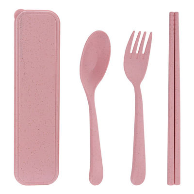 Custom Wheat Straw Plastic Parts tableware set